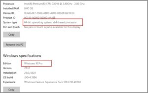 Kiểm tra thông tin hệ điều hành trên This PC Windows 10