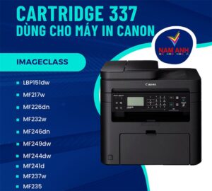 Hộp mực Canon 337 tương thích với các dòng máy in Canon imageCLASS