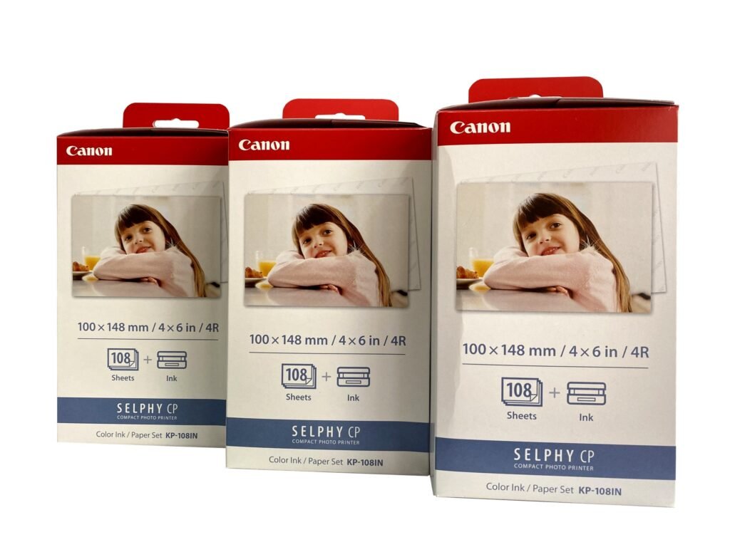 Chi tiết hộp mực Canon KP-108INK và các khổ giấy hỗ trợ