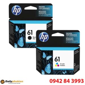 Hộp mực HP 61 chính hãng cho máy in HP Deskjet 1510 và các dòng tương thích