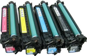 Hộp mực máy in laser màu CMYK chuyên dụng