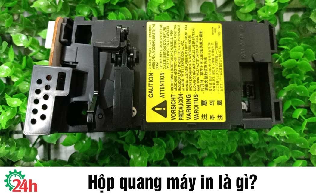 Cận cảnh hộp quang máy in laser, bộ phận tạo ảnh chính
