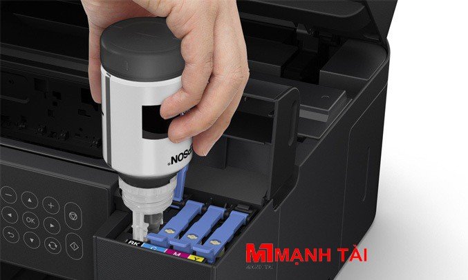 Thiết kế chai mực Epson 001 chống tràn cho máy L6170