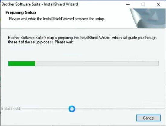 Chạy file cài đặt driver máy in Brother MFC 7360 đã tải về