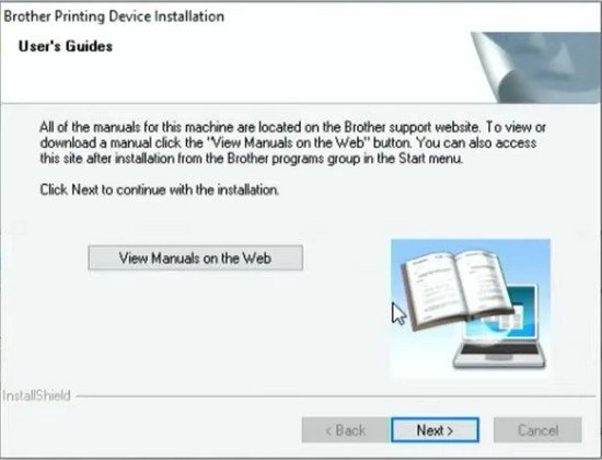 Kết nối cáp USB từ máy in Brother MFC 7360 vào máy tính
