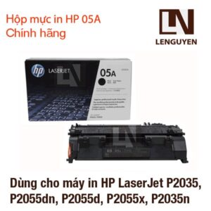 Hộp mực in HP 05A CE505A chính hãng đảm bảo chất lượng cho máy P2035