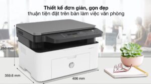 Thiết kế máy in đa năng HP nhỏ gọn, hiện đại phù hợp văn phòng