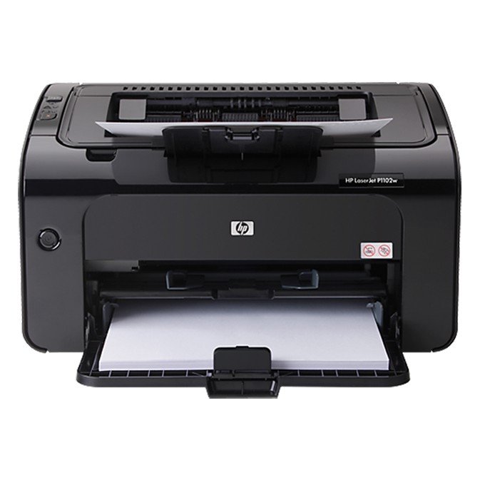 Khay giấy và bảng điều khiển đơn giản của máy in HP LaserJet Pro P1102W