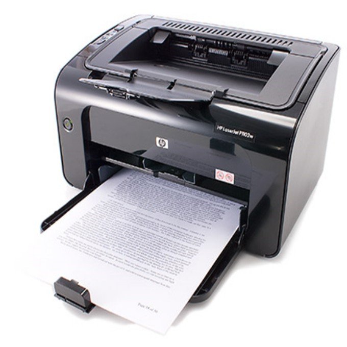Máy in HP LaserJet Pro P1102W với thiết kế nhỏ gọn, phù hợp không gian văn phòng