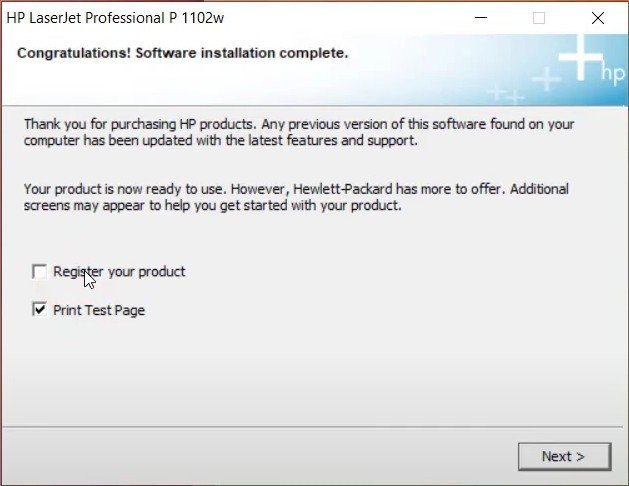 Thiết lập Product Settings trong quá trình cài đặt HP Smart Install