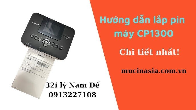 Hướng dẫn cài đặt máy in Canon CP1000 chi tiết