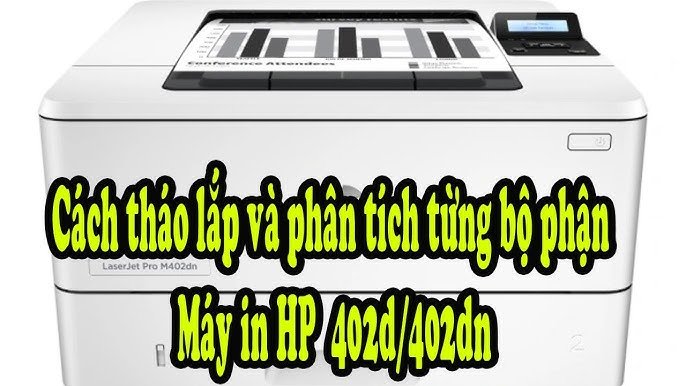 Cách cài đặt máy in HP LaserJet Pro M402dne