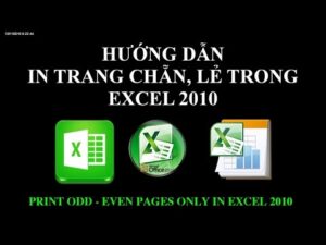 Hướng dẫn căn lề in 2 mặt Excel 2010 chuẩn