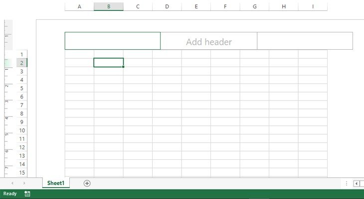 Chọn vị trí Header và nhập cú pháp đánh số trang trong Excel