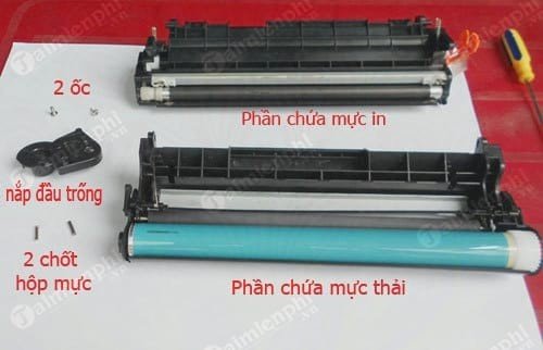 Bộ dụng cụ chuyên dụng để nạp mực máy in Canon 2900 tại nhà