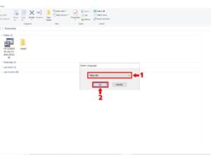 Chọn ngôn ngữ Tiếng Việt khi cài driver máy in Brother HL-L2361DN