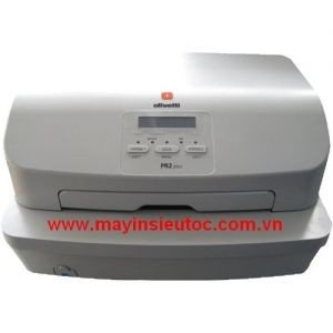 Hình ảnh máy in kim chuyên dụng Olivetti PR2 Plus và các bước cài đặt chi tiết