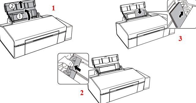 Kéo khay giấy trước của máy in Epson L805
