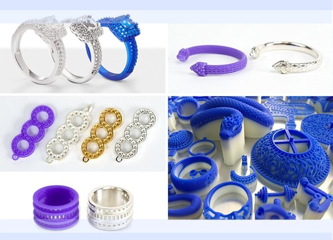 Mẫu nữ trang tinh xảo từ máy in 3D sáp công nghệ MJP ứng dụng đúc kim loại