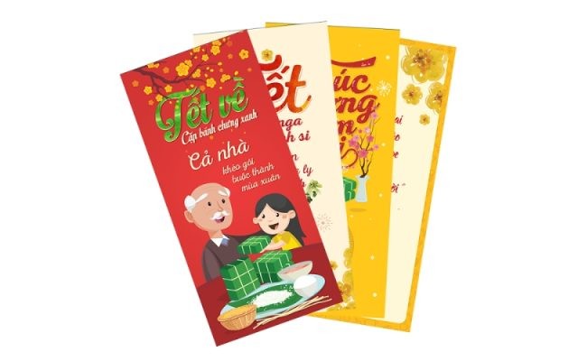 Các loại bao lì xì phổ biến với thiết kế và chất liệu đa dạng