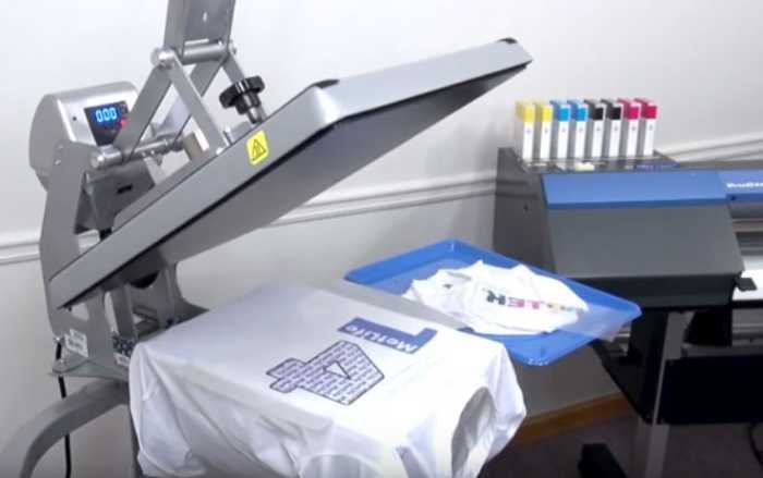 Hướng dẫn in hình lên áo bằng máy ép nhiệt