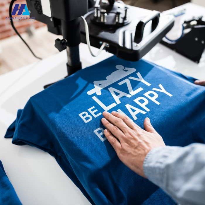 Hình ảnh minh họa kỹ thuật in kỹ thuật số chuyển nhiệt gián tiếp lên áo thun