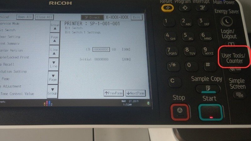 Chức năng bộ đếm trên máy in/photocopy