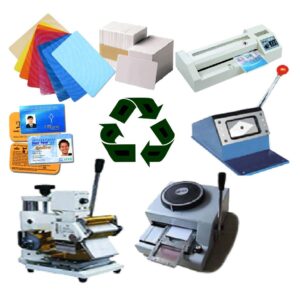 Tấm phôi thẻ nhựa PVC 3 lớp đã được in ấn, sẵn sàng để ép và cắt