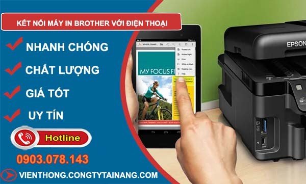 Điện thoại tìm kiếm máy in Brother qua ứng dụng iPrint&Scan