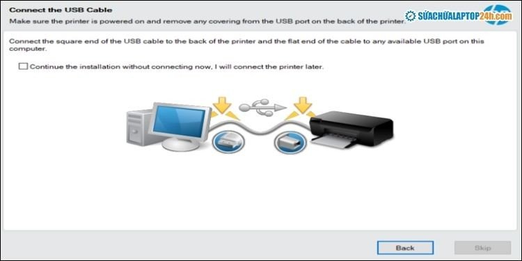 Phần mềm tự động phát hiện và thêm máy in HP đã kết nối vào hệ thống