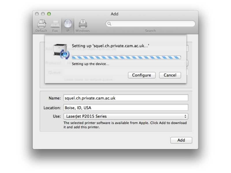 Kết nối máy in với Macbook qua cổng USB Type-C