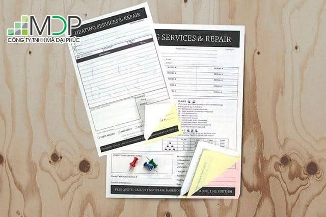 Mẫu hóa đơn bán lẻ phong cách gần gũi với thiết kế đơn giản và màu sắc nhẹ nhàng