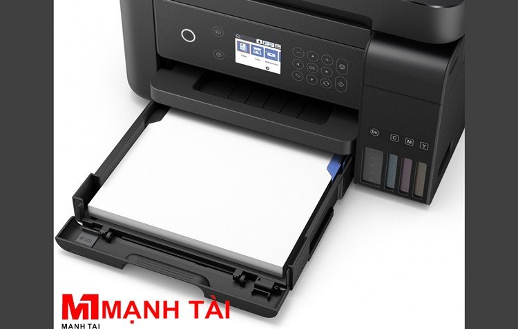 Khay nạp giấy 150 tờ và bộ nạp tài liệu ADF 30 tờ trên Epson L6170