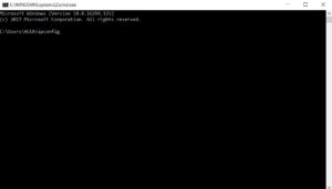 Xem địa chỉ IP máy tính chủ bằng lệnh ipconfig trong CMD