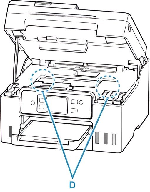 Kiểm tra kỹ các mảnh giấy còn sót lại sau khi lấy giấy kẹt