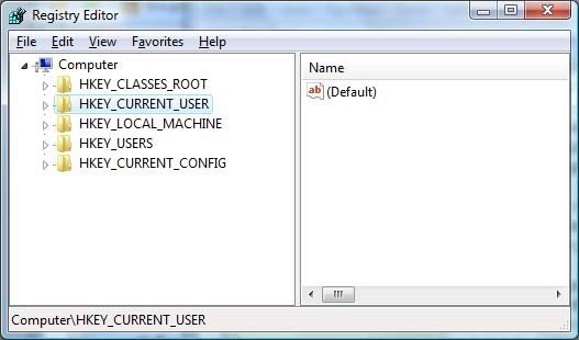 Giao diện Registry Editor và đường dẫn khóa Windows