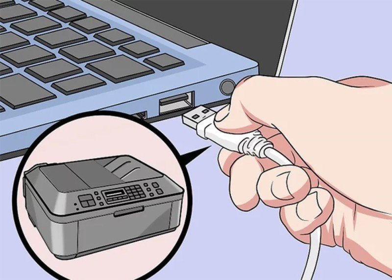 Đảm bảo máy in Ricoh và máy tính kết nối cùng một mạng Wi-Fi để khắc phục lỗi không in