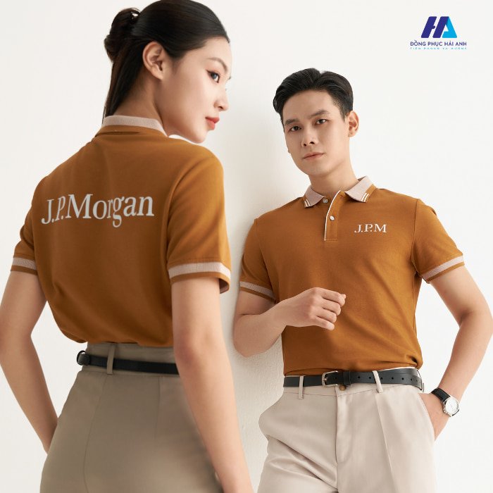 Mẫu áo thun đồng phục công ty in hình từ Đồng Phục Hải Anh