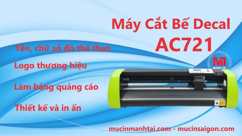Ứng dụng đa dạng của máy cắt decal AC721 trong sản xuất
