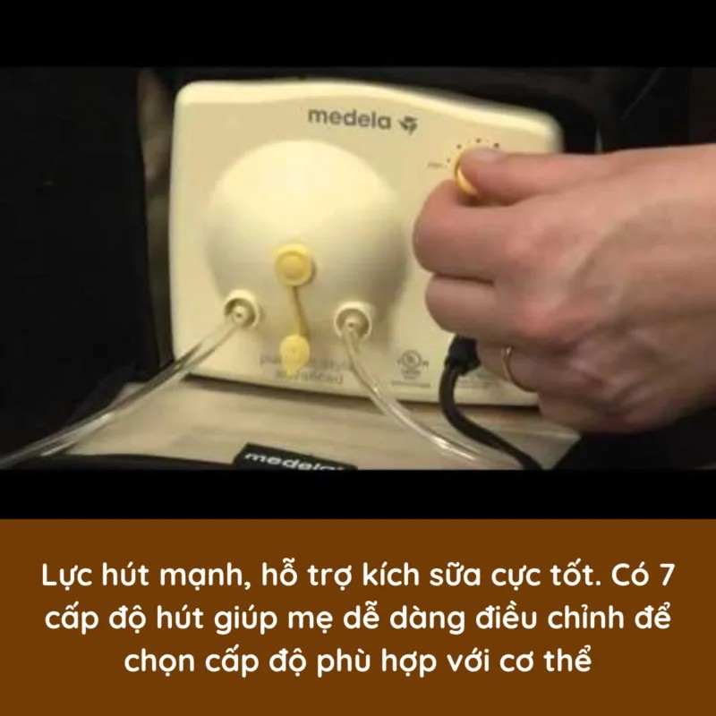 Cận cảnh phễu hút và van của máy Medela Pump In Style Advanced, thể hiện chất liệu an toàn