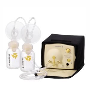 Hình ảnh tổng thể máy hút sữa Medela Pump In Style Advanced với các phụ kiện đi kèm