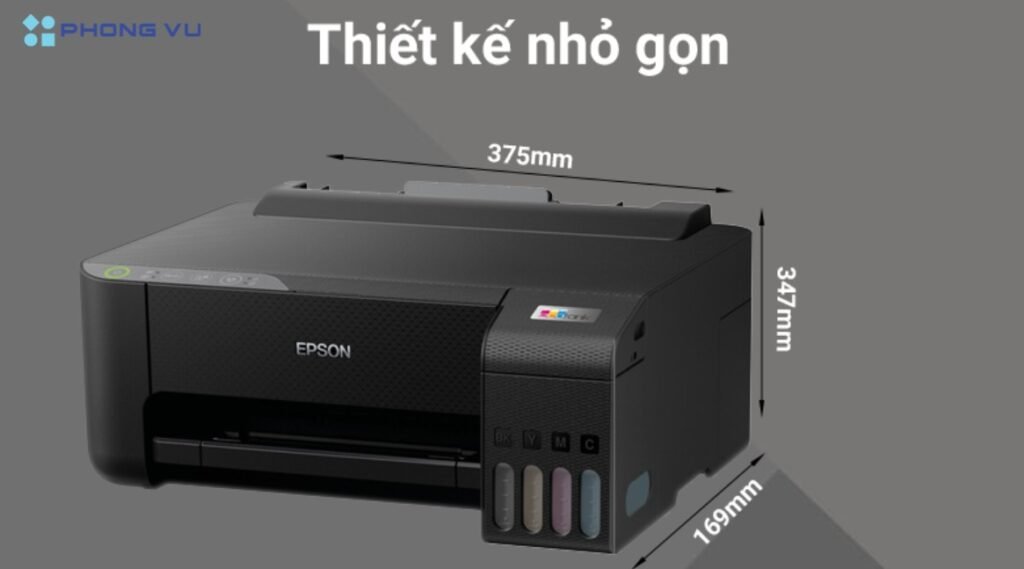 Thiết kế máy in Epson chính hãng nhỏ gọn phù hợp mọi không gian làm việc