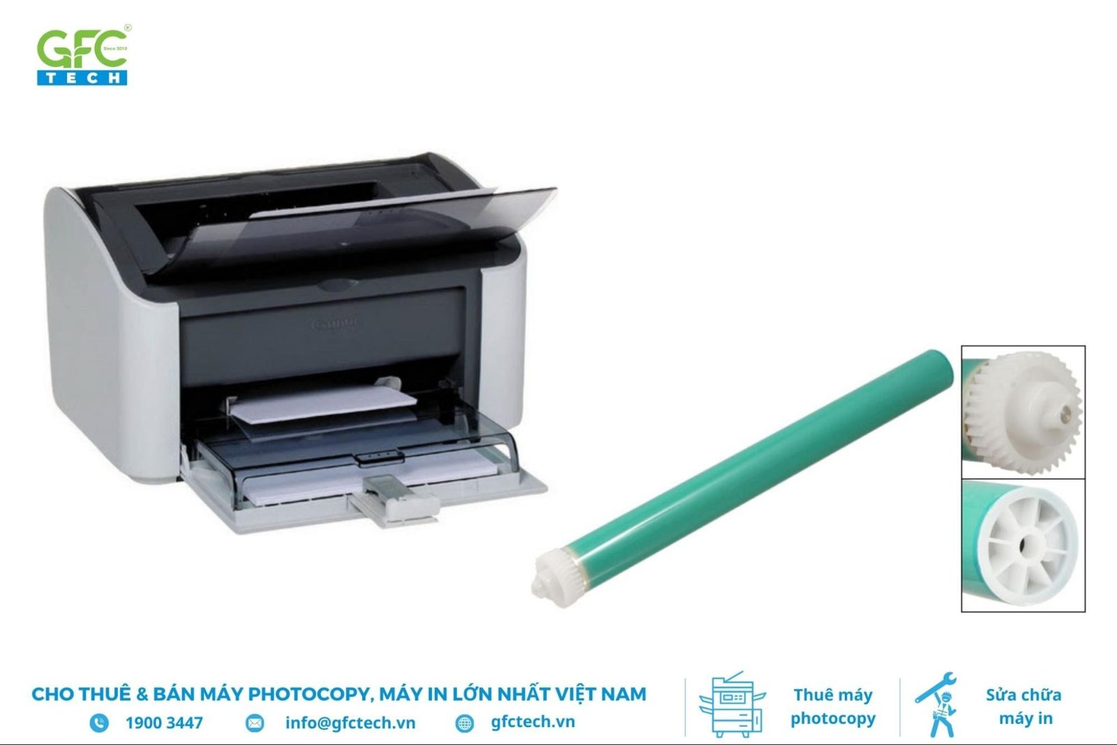 Trống in - bộ phận quan trọng của máy in laser