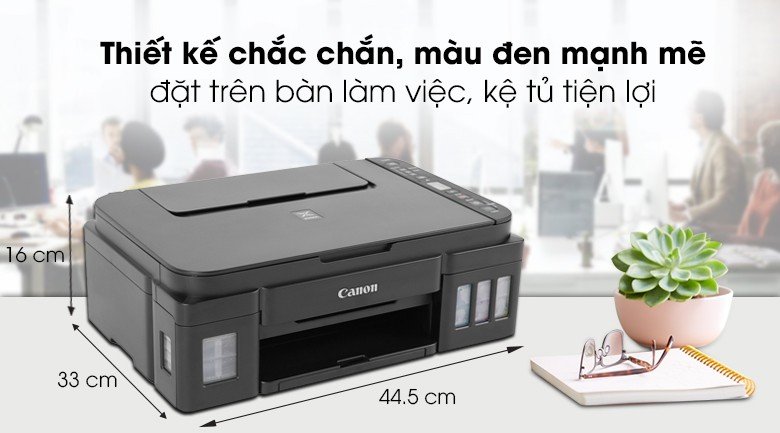 Máy in Canon G3010 thiết kế tiện lợi
