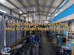 Máy in chuyển nhiệt hiện đại ứng dụng trong nhiều lĩnh vực