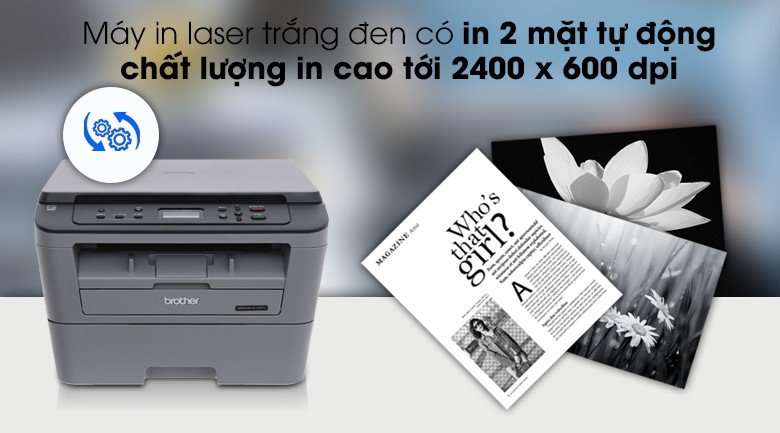 Bản in tài liệu sắc nét từ máy in đa năng Brother DCP L2520D