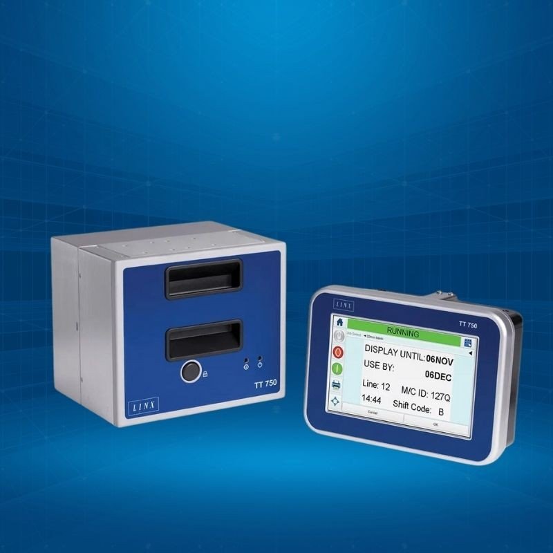 Thông số máy in date ruy băng Linx TT750 với tốc độ in và độ phân giải cao
