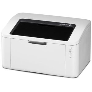 Hình ảnh máy in Fuji Xerox P115W màu trắng với thiết kế nhỏ gọn, phù hợp cho văn phòng và cá nhân