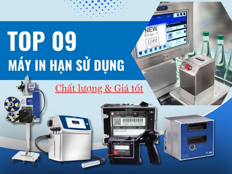 Tổng hợp các dòng máy in hạn sử dụng phổ biến trên thị trường