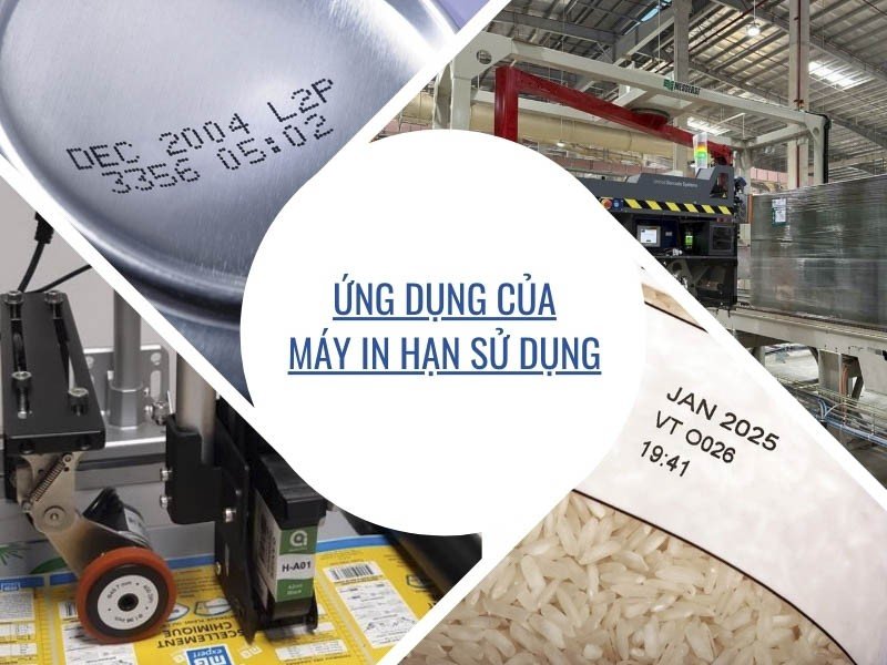 Ứng dụng đa dạng của máy in hạn sử dụng trong nhiều ngành sản xuất